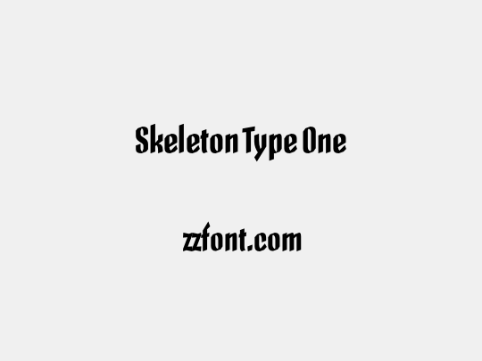 Skeleton Type One