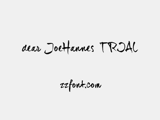 dear_JoeHannes_TRIAL
