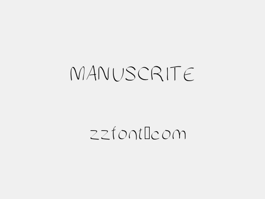 MANUSCRITE