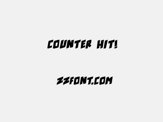 counter hit!
