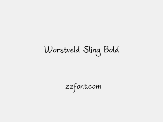 Worstveld Sling Bold