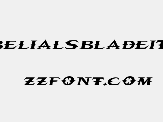 VTCBelialsBladeItalic