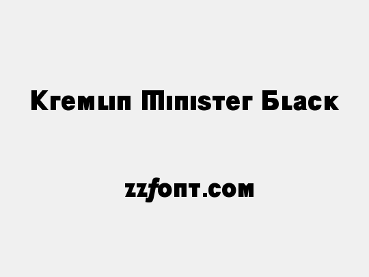 Kremlin Minister Black