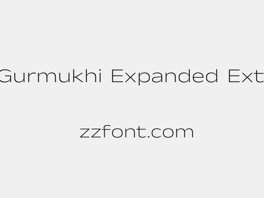 Anek Gurmukhi Expanded ExtraLight