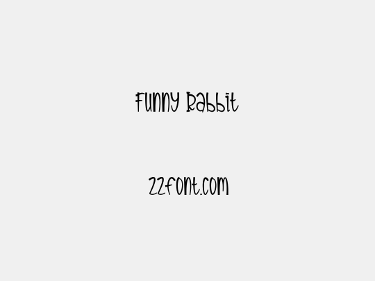 Funny Rabbit