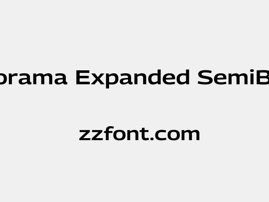 Georama Expanded SemiBold