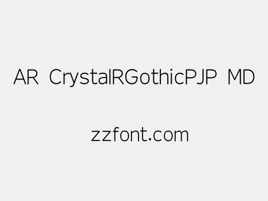 AR CrystalRGothicPJP MD