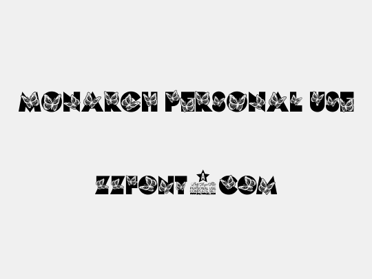 MONARCH PERSONAL USE