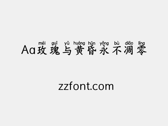 Aa玫瑰与黄昏永不凋零