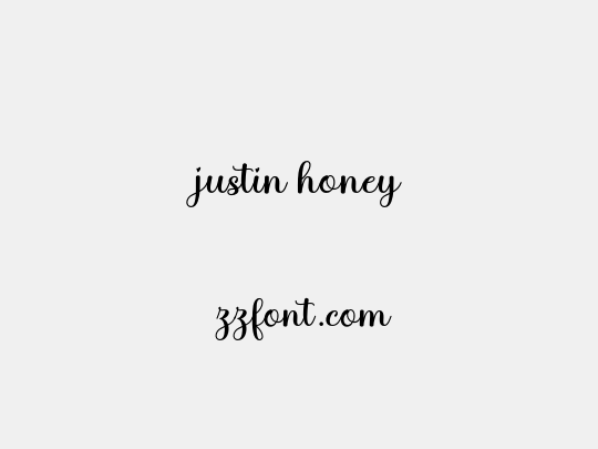 justin honey