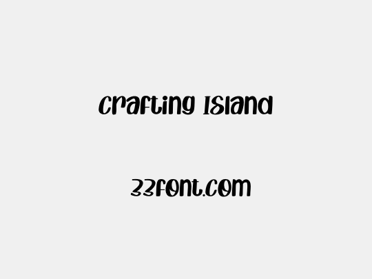 Crafting Island