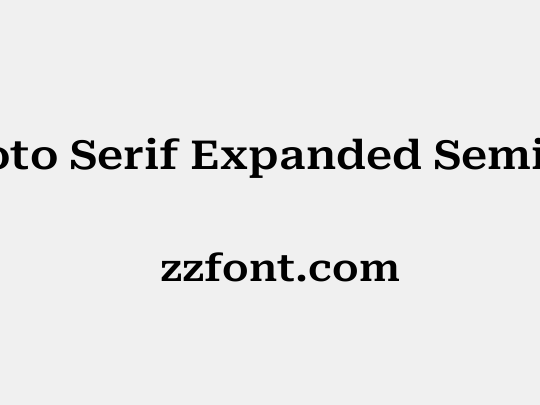 Roboto Serif Expanded SemiBold