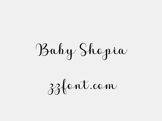 Baby Shopia