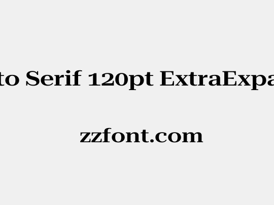 Roboto Serif 120pt ExtraExpanded SemiBold