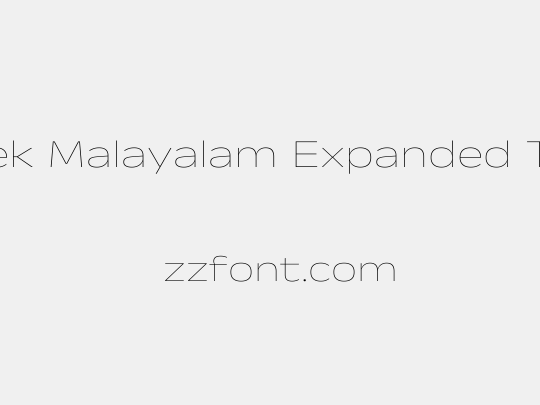 Anek Malayalam Expanded Thin
