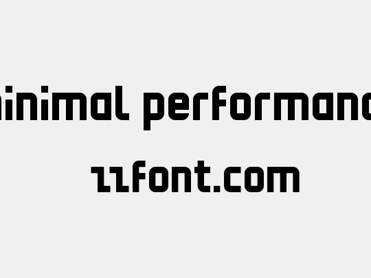 Minimal Performance