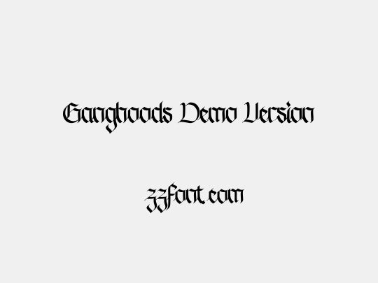 Ganghoods Demo Version