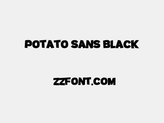 Potato sans Black