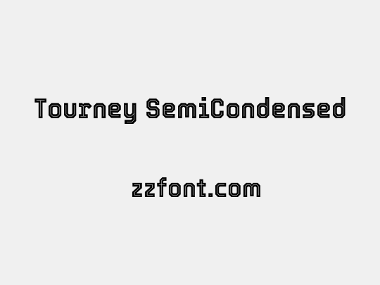 Tourney SemiCondensed