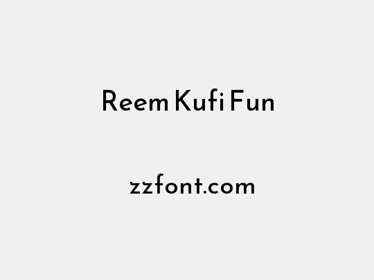 Reem Kufi Fun