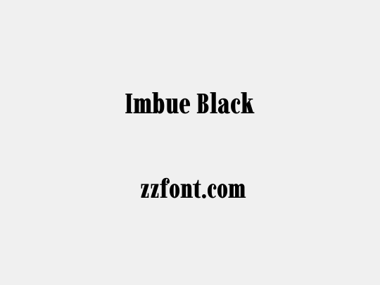 Imbue Black