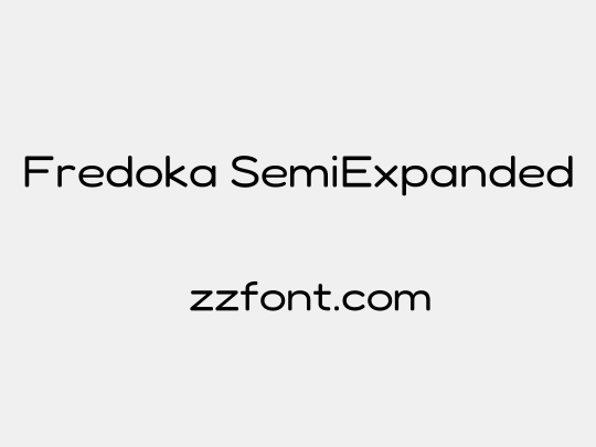 Fredoka SemiExpanded