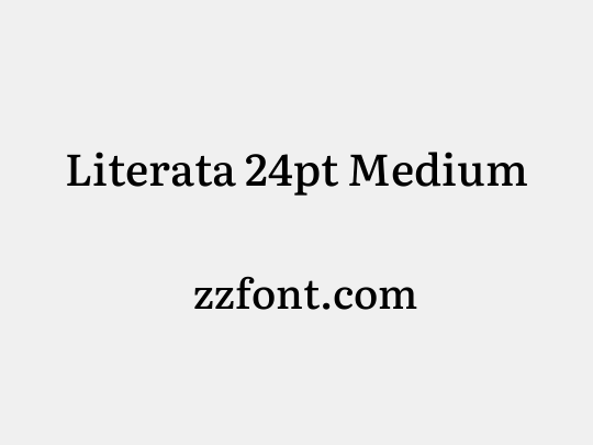 Literata 24pt Medium