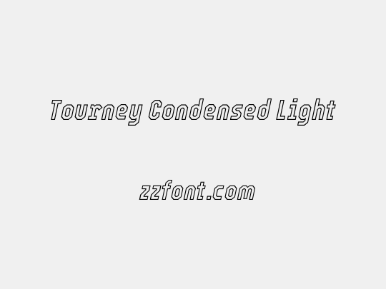 Tourney Condensed Light