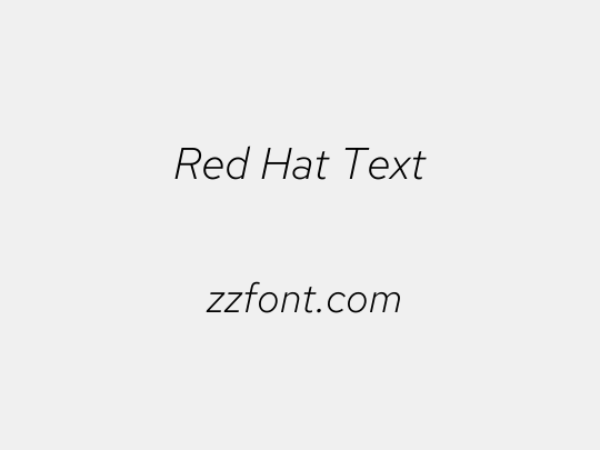 Red Hat Text