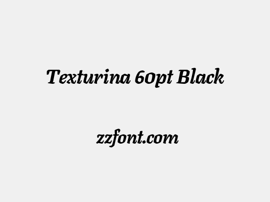 Texturina 60pt Black