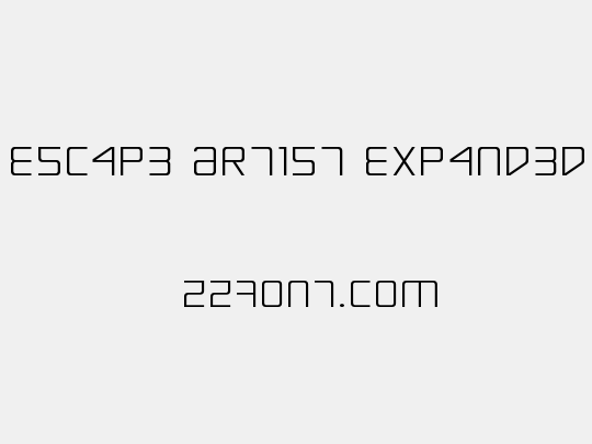 Escape Artist Expanded