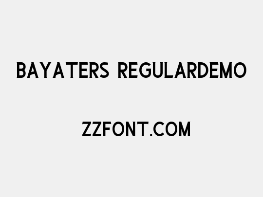Bayaters RegularDemo