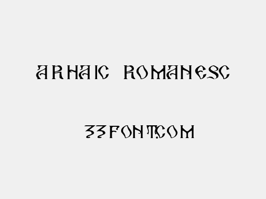 Arhaic Romanesc