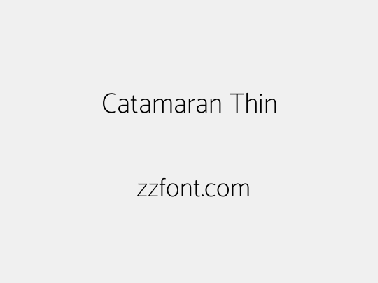 Catamaran Thin