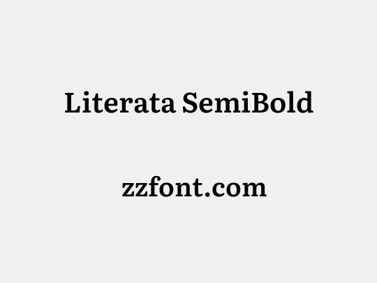 Literata SemiBold