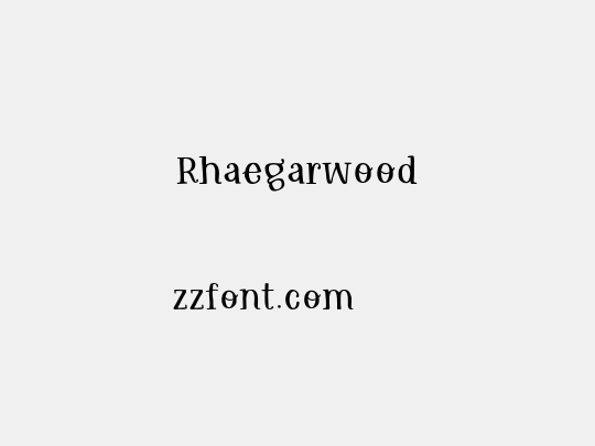 Rhaegarwood