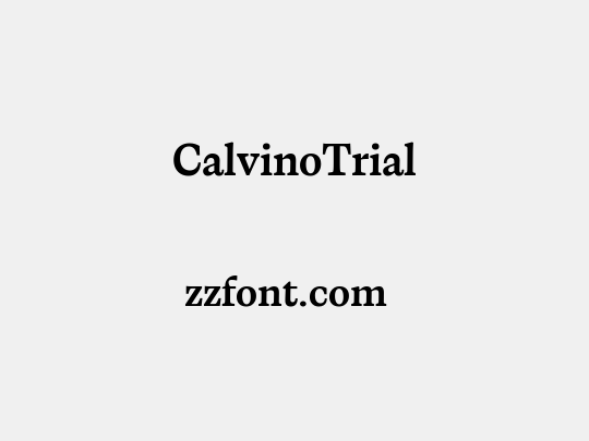 CalvinoTrial