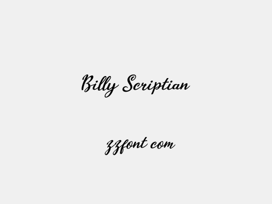 Billy Scriptian