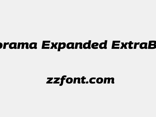 Georama Expanded ExtraBold