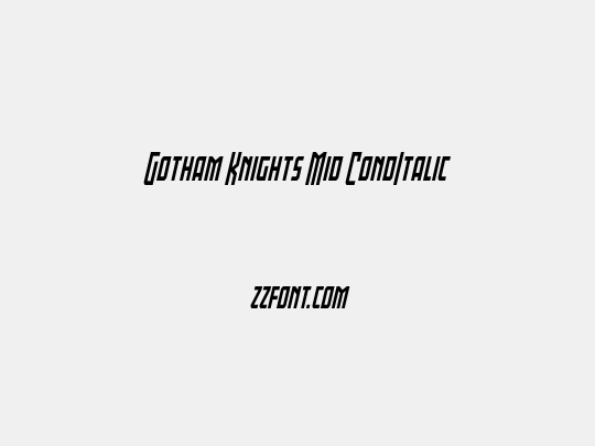 Gotham Knights Mid CondItalic