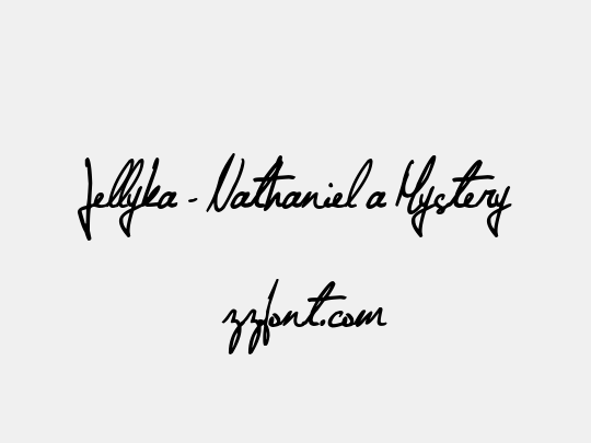 Jellyka - Nathaniel a Mystery