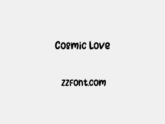Cosmic Love