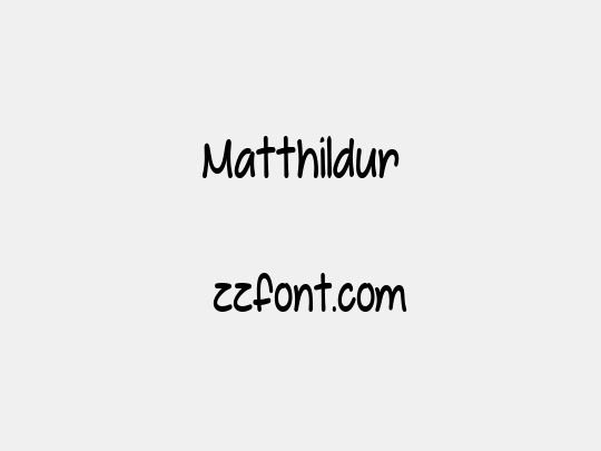 Matthildur