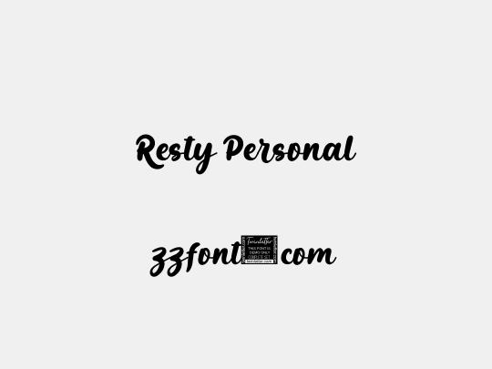 Resty Personal