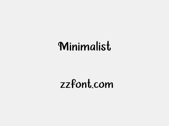 Minimalist