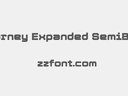 Tourney Expanded SemiBold