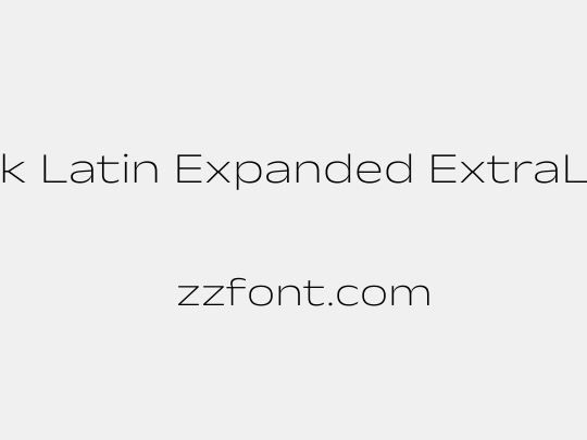 Anek Latin Expanded ExtraLight