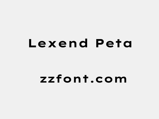 Lexend Peta