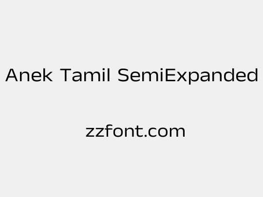 Anek Tamil SemiExpanded