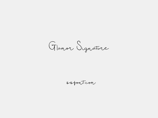 Glamor Signature